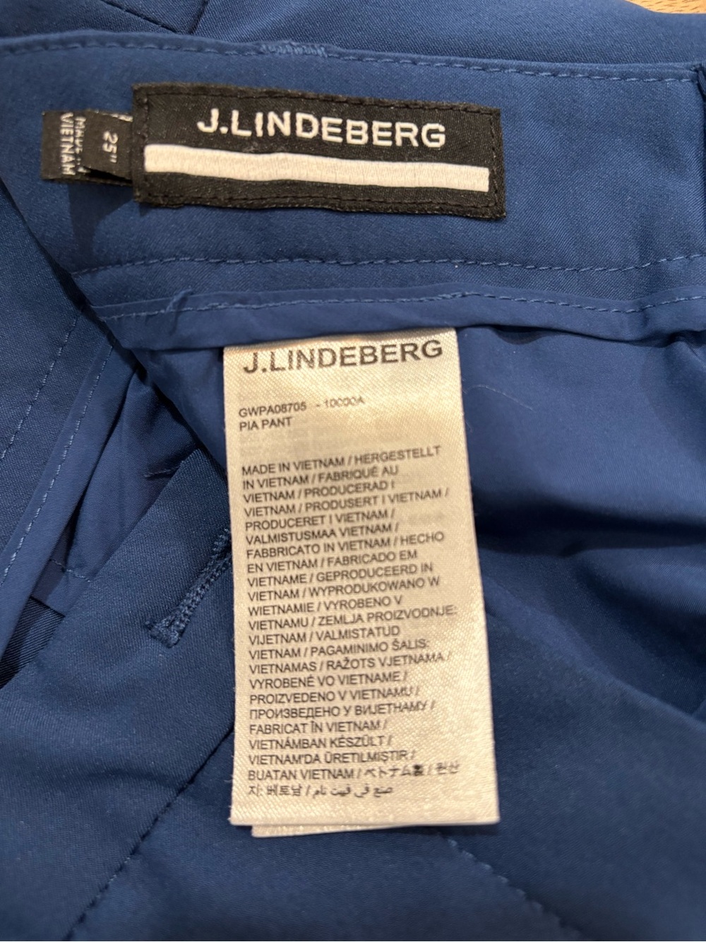 J.Lindeberg Royal Blue Golf Pants - Picture 3 of 5